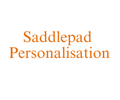 Saddlepad Personalisation