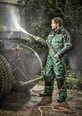 WP15000-GN-Waterproof Padded Coverall-LOC Centurion