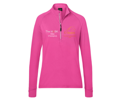 The Husk 1/4 Zip Ladies Tech Top