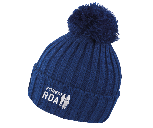 FRDA Bobble Hat Navy