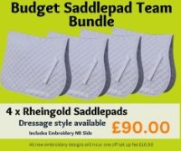 rheingold budget saddlepad bundle