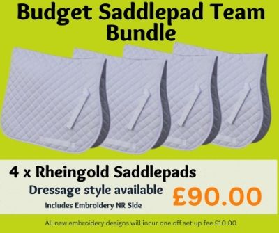 rheingold budget saddlepad bundle