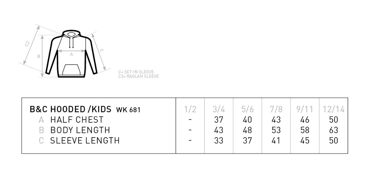 BD Youth hoodie childs sizes