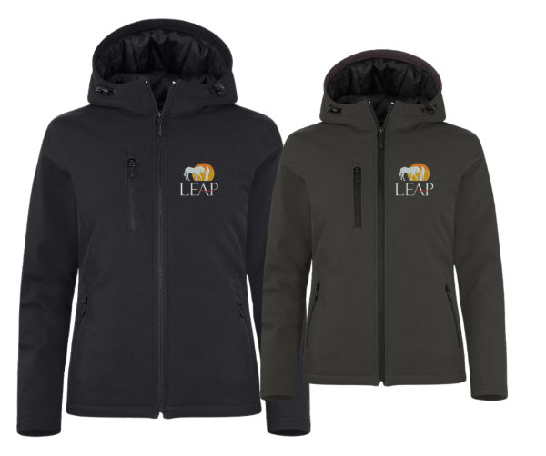 Leap Padded Hooded Ladies Softshell Jacket