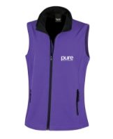 Pure-Ladies-Softshell-Gilet-purple-black